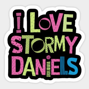 I Love Stormy Daniels Sticker